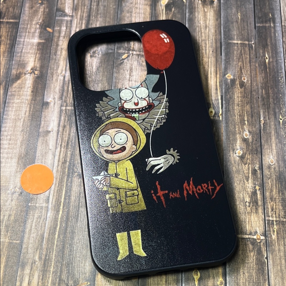 5for$10 Inspired Adult Cartoon Parody It Rick & Morty IPhone 14 Pro Phone Case